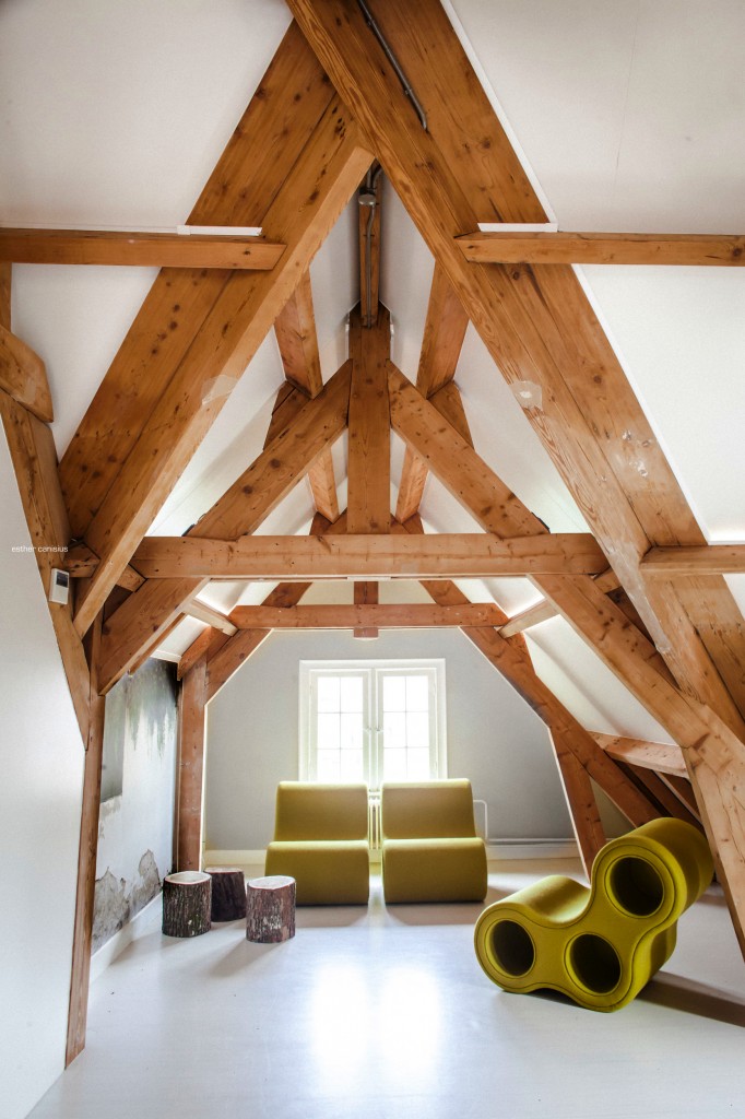 Rustic living room interior design - A Business Loft in Dordrecht, The Netherlands