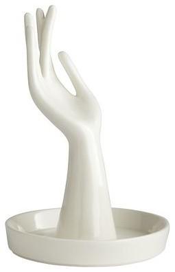 Porcelain Hand Jewelry Stand - 20 Lovely Low-Cost Home Decor Accessories