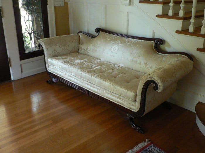 19th century old antique white sofa - furniture ideas for our homes