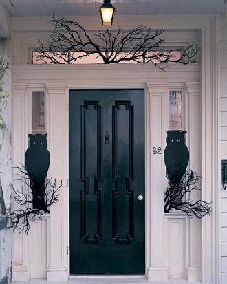 Owl Night Watchers - How to Decorate your Outdoor Areas for Halloween