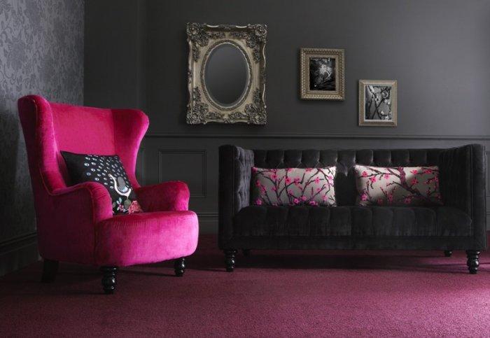 Fearne Cotton's chair in electric pink - Trends in Colors for Autumn/Winter 2013
