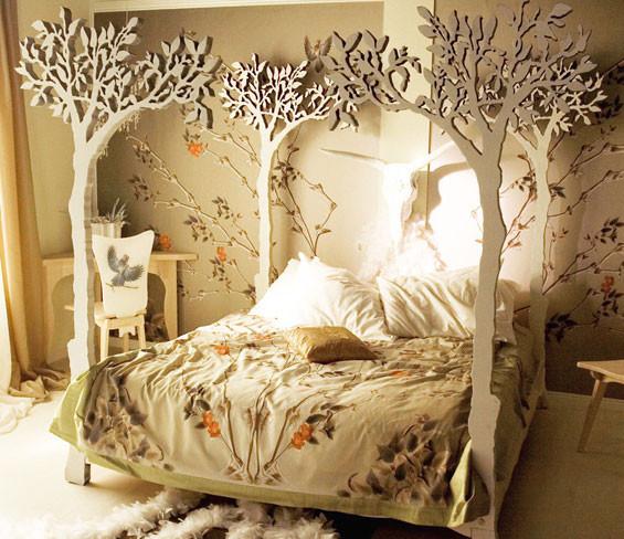 Unique and creative forest style bed - The bedroom furniture of you dreams