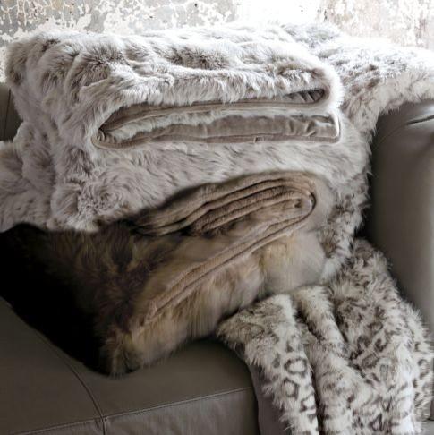 Scandinavian fur blankets - Lovely Decorating Ideas with Scandinavian Touch