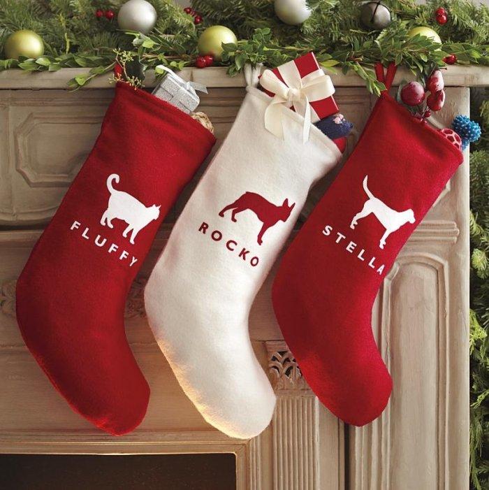 Custom Graphic Felt Stocking-20 Christmas Stockings Ideas that Cheer Up the Interior