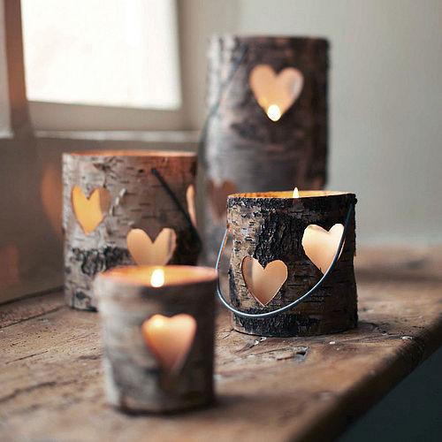 Rustic Christmas lanterns - Lovely Decorating Ideas with Scandinavian Touch