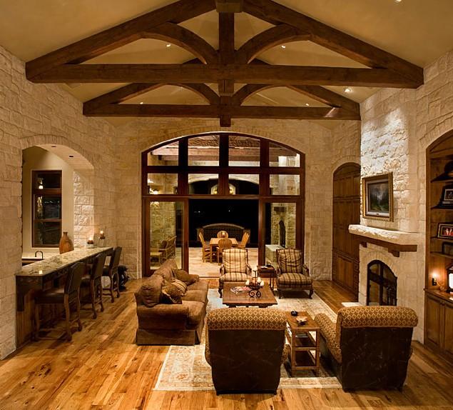 Outstanding rustic interior design projects in images