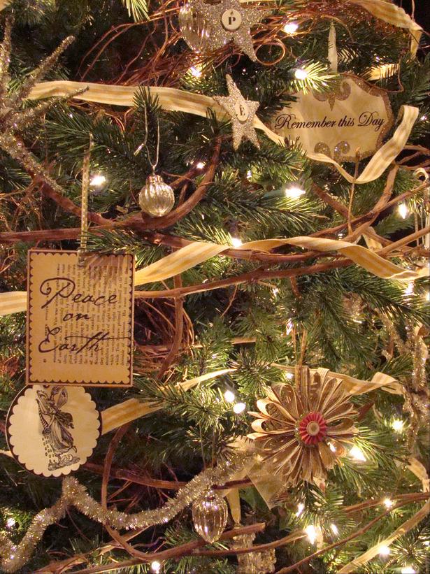 Vintage DIY Ornaments - 20 Stylish and Elegant Ideas for Christmas Tree Decorations