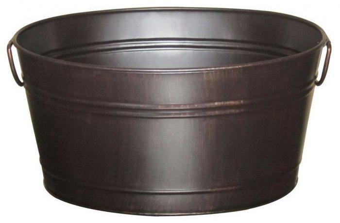 Oval Beverage Bin, Oil Rubbed Bronze-20 Fantastic Cheerful Ideas for Christmas Tree Skirts