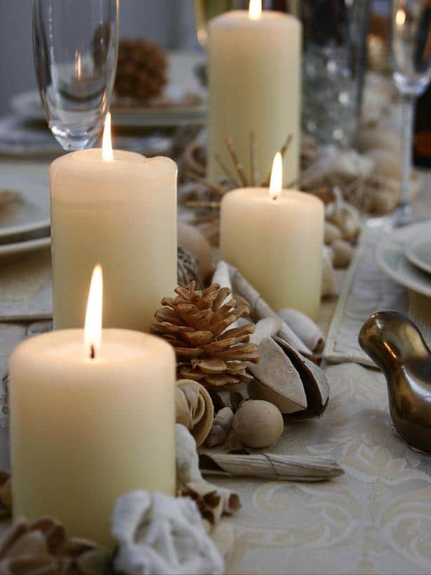 Warm Up the Table -36 Eye-Catching Ideas for a Holiday Table