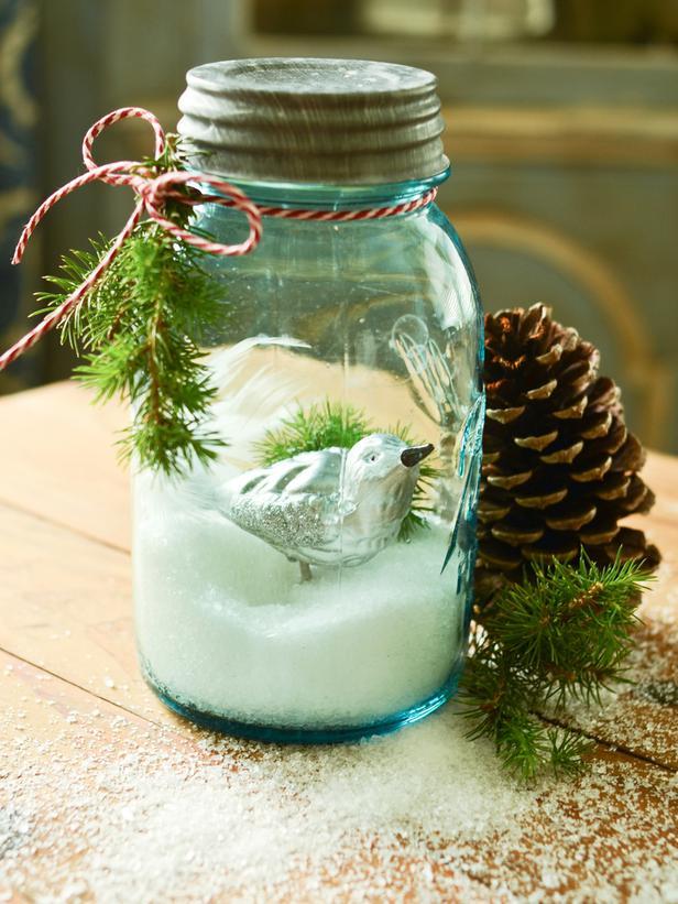 Canning Jars-Vintage Christmas Ideas for a Holiday Table Setting