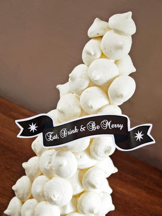 Edible Christmas table decoration - An Elegant holiday Table Setting with DIY Details