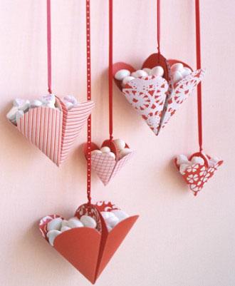 Bonbon-Filled Hearts -34 Fresh Valentine's Day Crafts for a Memorable Day