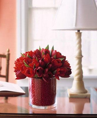 Candy and Tulip Bouquet- 34 Fresh Valentine's Day Crafts for a Memorable Day