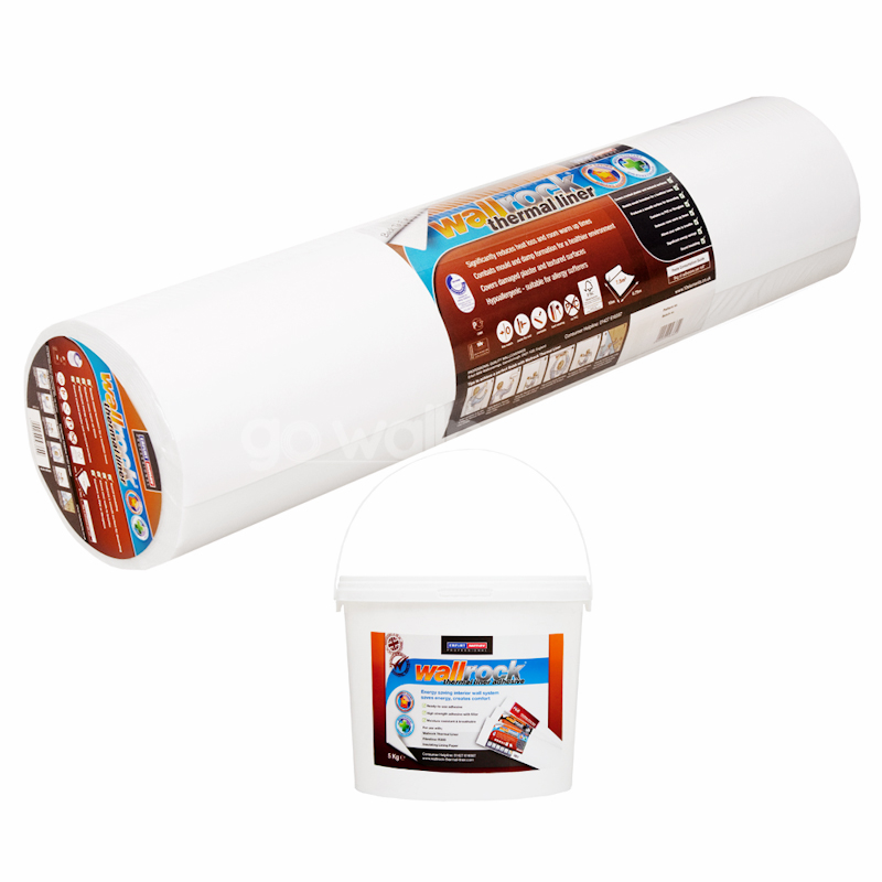 Erfurt Mav Wallrock Thermal Liner Natural & 5kg Adhesive