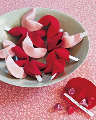 Felt Fortune Cookies- 34 Fresh Valentine's Day Crafts for a Memorable Day