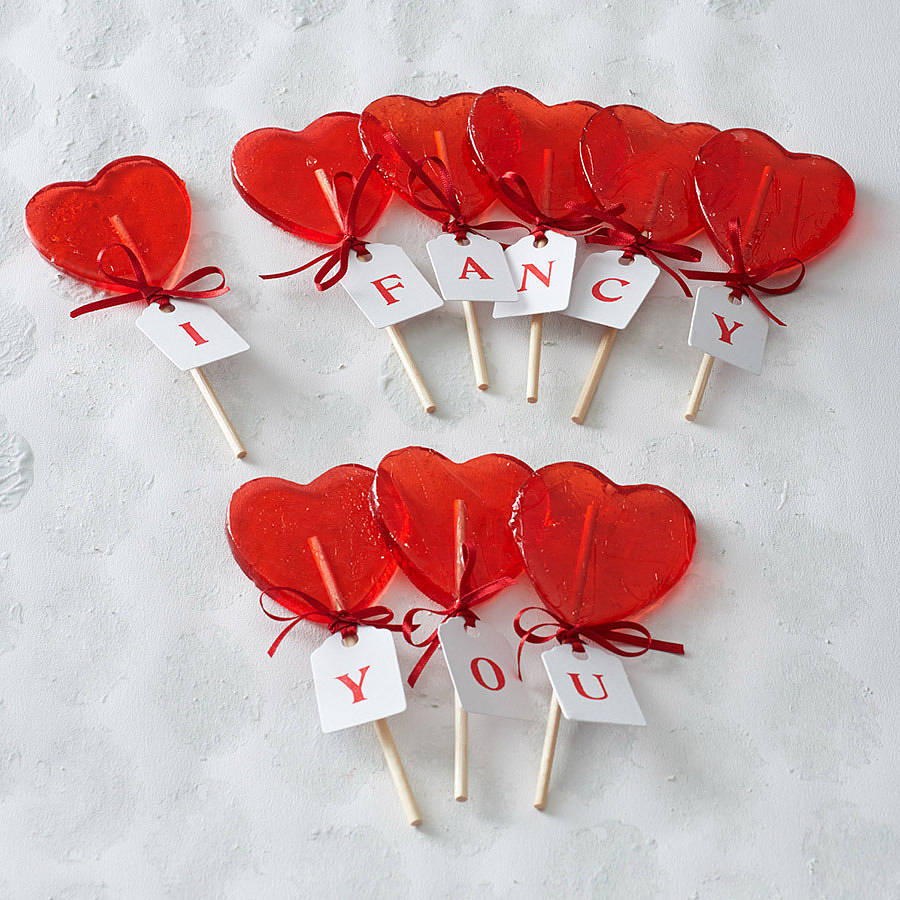 Heart Lollipop-10 beautiful and lovely gift ideas for February 14th