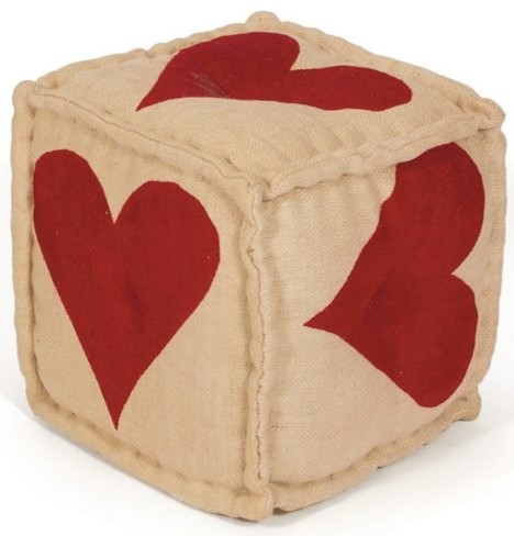  Heart Pouf-Love home decor for February 14th