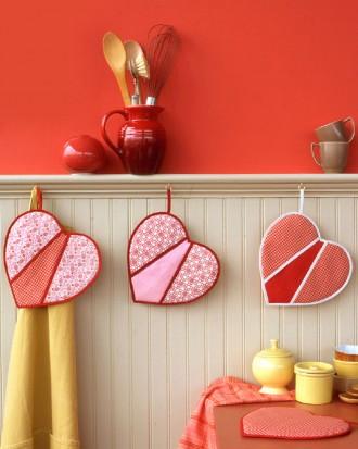 Heart-Shaped Pot Holders -34 Fresh Valentine's Day Crafts for a Memorable Day
