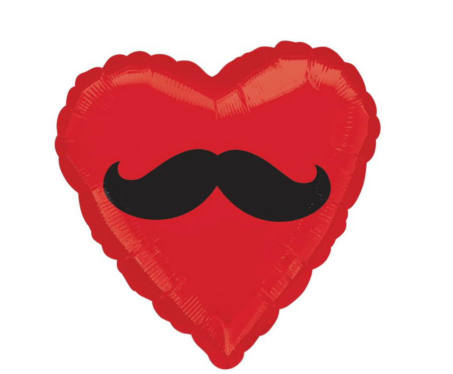 Moustache Heart Balloon- Lovely Items for Home Decoration