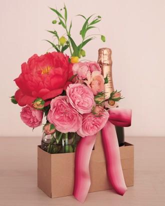 Special Delivery: Flowers and Bubbly -34 Fresh Valentine's Day Crafts for a Memorable Day