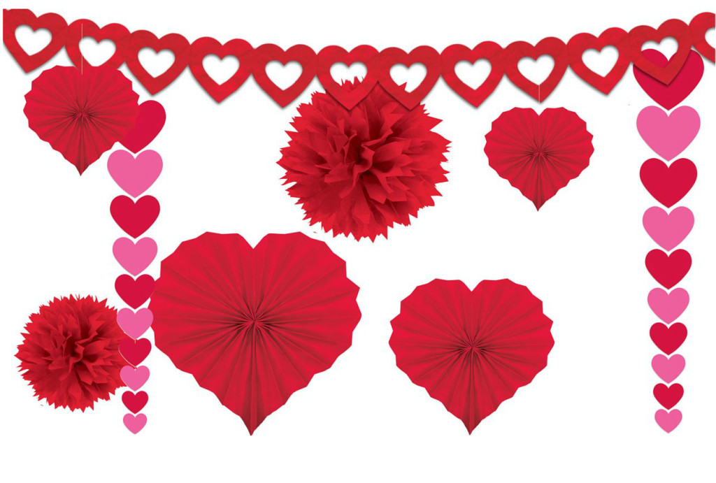 Valentines Day Decorating Kit - Lovely Items for Home Decoration