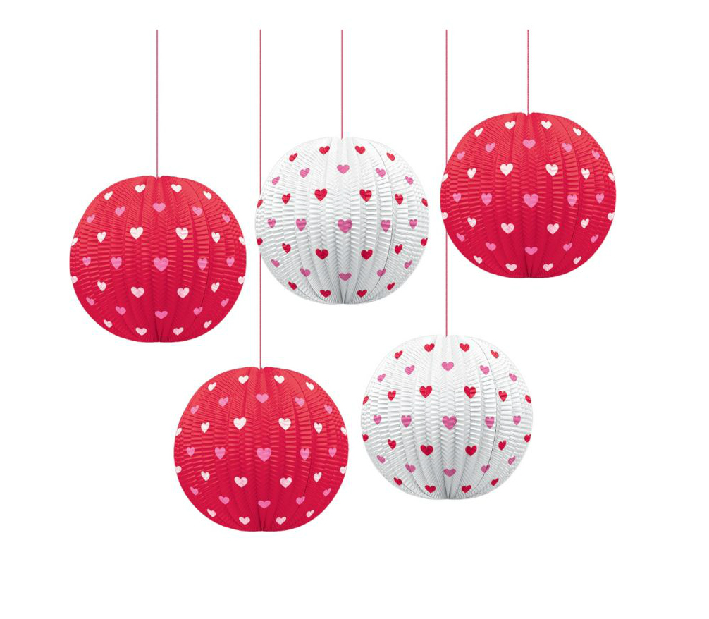 Valentines Day Paper Lanterns- Lovely Items for Home Decoration