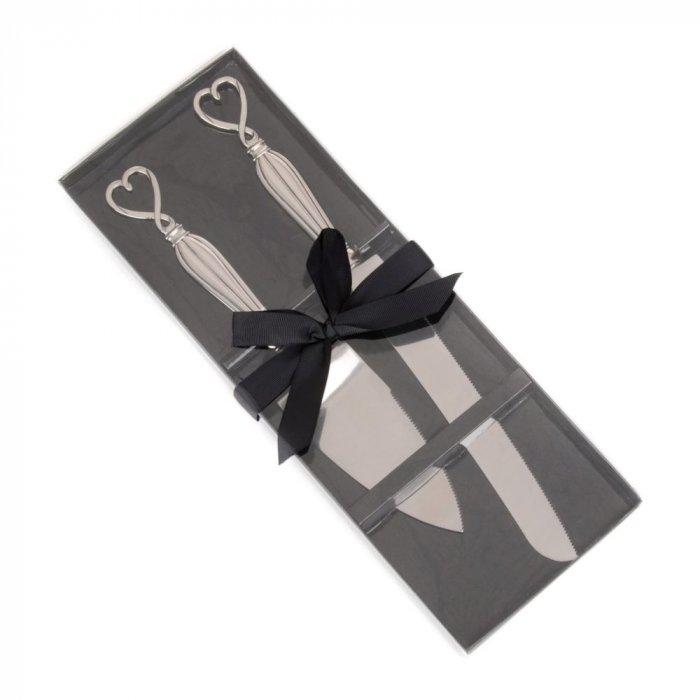 Wedding Cake Server Set with Heart Handles -Valentine's Day Items & Ideas for Themed Decoration