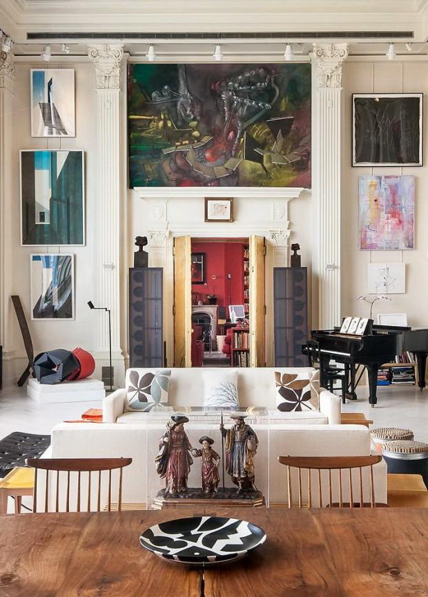 Expensive art collection in a New York loft - $20 Million Luxury and Artful Interior of an estate