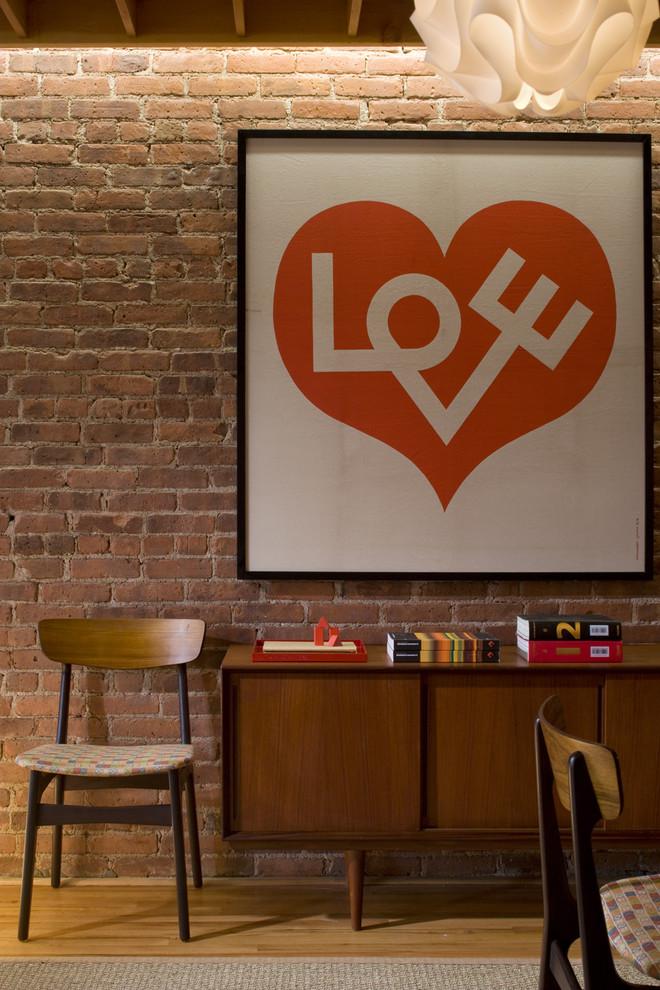 Giant heart print - 50 Creative Home Decorating Ideas