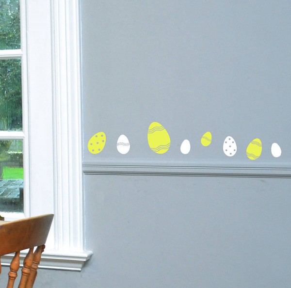 Easter Egg Wall Devals for a festive look-12 Atrractive and Amusing Ideas for Home Decorations