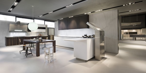 pure-minimalism-and-high-tech-devices-blended-in-a-modern-kitchen- Interior Design and Furniture trends for cooking areas