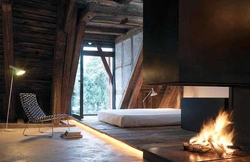 rustic bedroom with minimalist modern touch-17 Stirring Minimalist Bedroom Interior Design Images