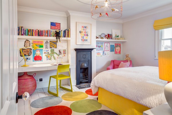 Cheerful kids room interior design in vivid colors+ Modern, elegant and sophisticated house in London
