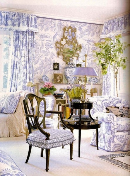 Classic romantic living room- interior design ideas for own, private, intimate place.