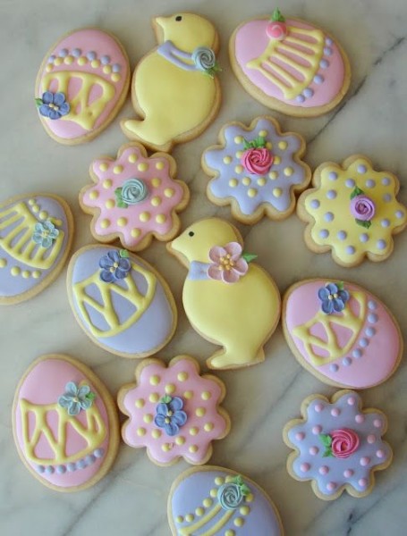 Easter Cookies in different shapes-Creative collection of Holiday home decorating ideas