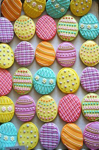 Homemade Easter egg cookies-Creative collection of Holiday home decorating ideas