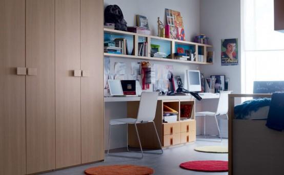 Modern junior bedroom-modern interior design ideas by Nueva Linea.