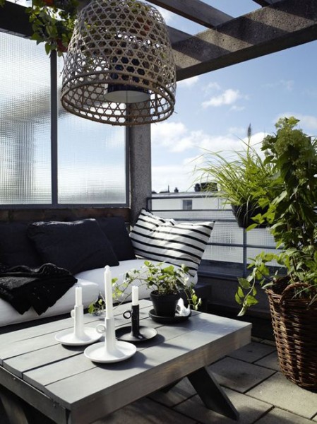 Scandinavian terrace with clean furniture-Trendy designs for outdoor home spaces