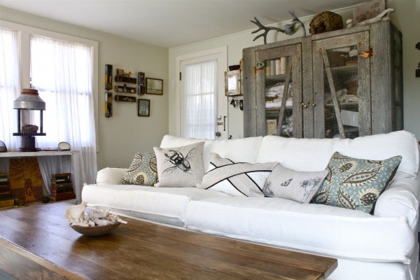 Shabby Chic with found objects from nature