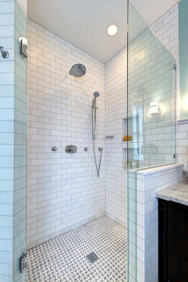 Luxurious, spacious shower stall | | Founterior