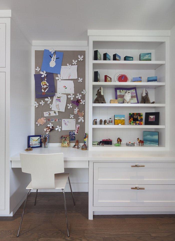 Scandinavian kids room design with stylish minimalist and simple furniture