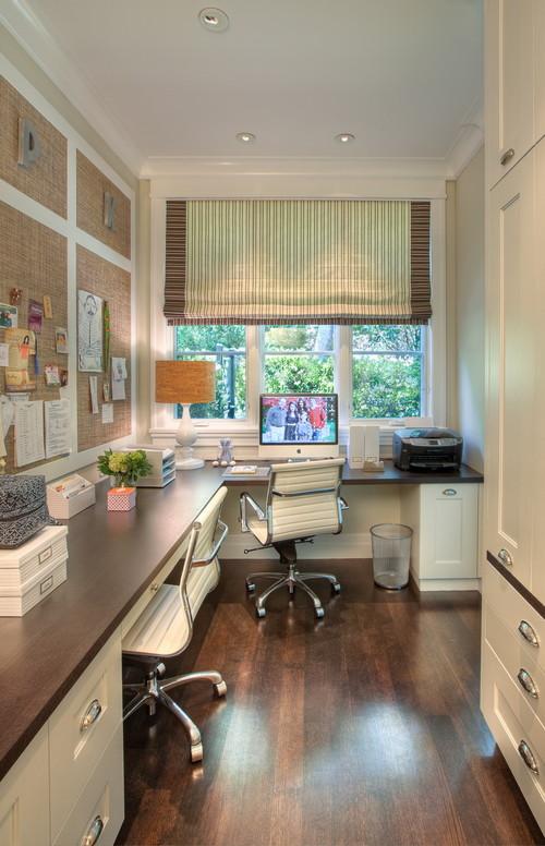 Small home working space with window- personal office design ideas