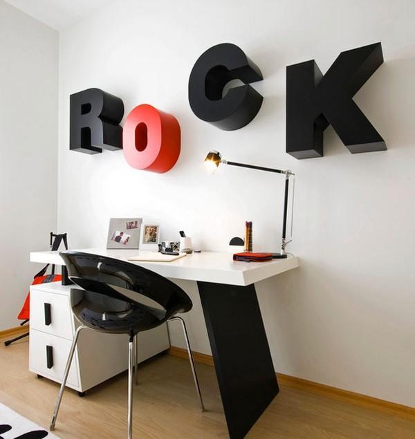 Interior Design and Decor Ideas with Typography Wall Art