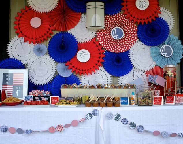 4th of July Decorations and Outdoor Party Ideas