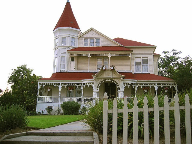 American Victorian house with nice porch