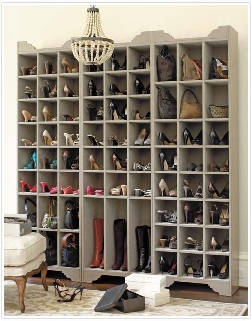 Cubbies storage for woman shoes