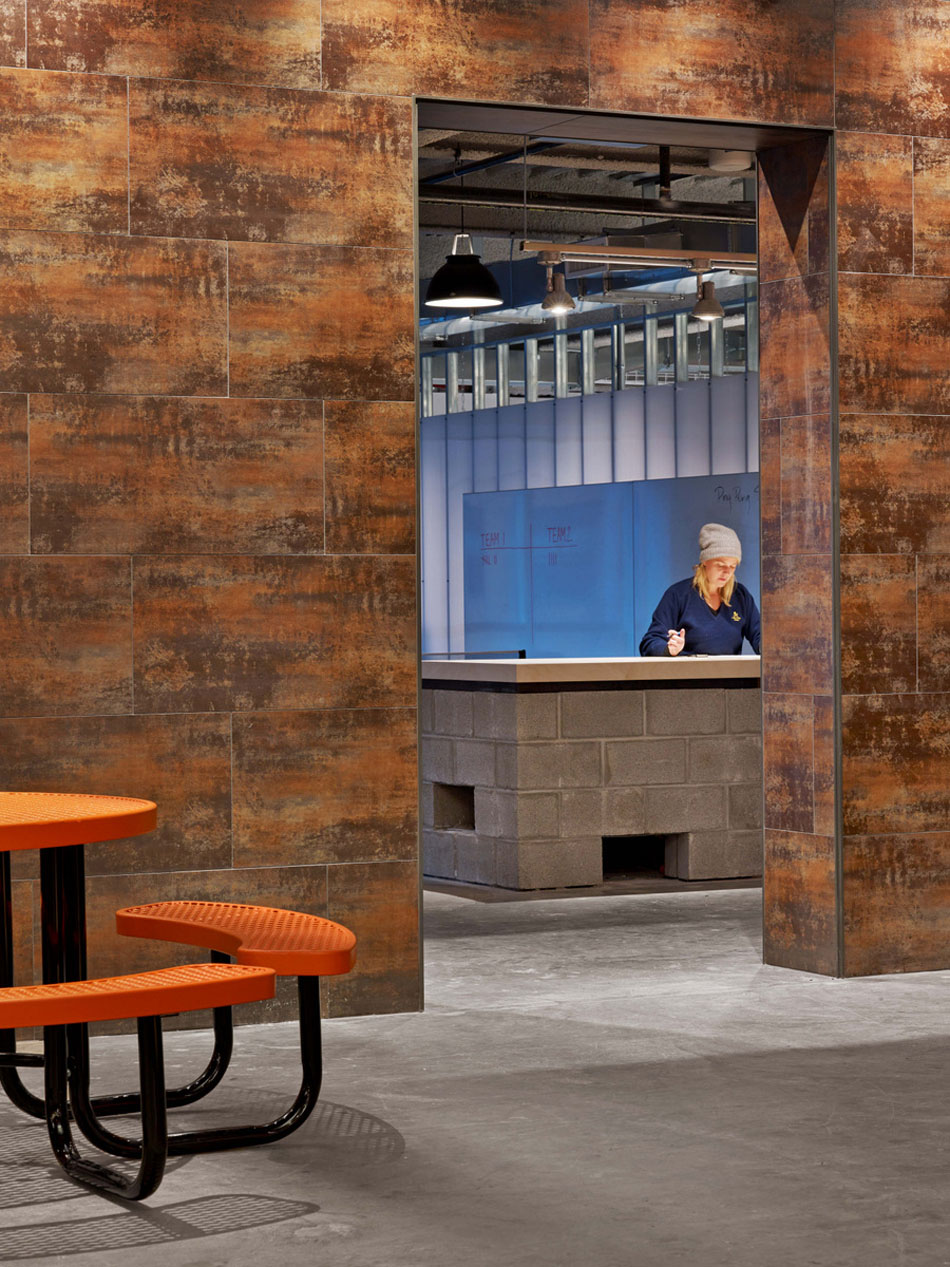 Modern reception desk in a New York based office