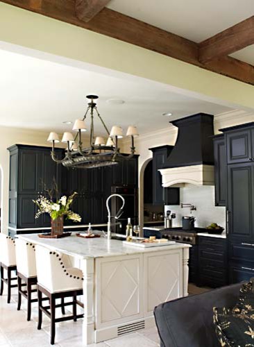 Traditional kitchen with raised-panel doors