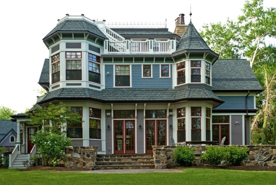 Victorian house with typical classic architecture