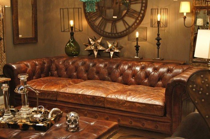 Amazing Leather Sofas in White, Black and Brown